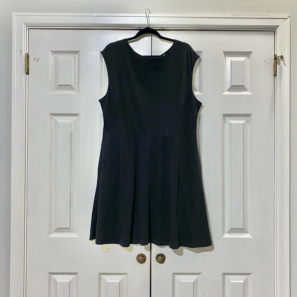 NY&Co Black A-Line Dress XXL